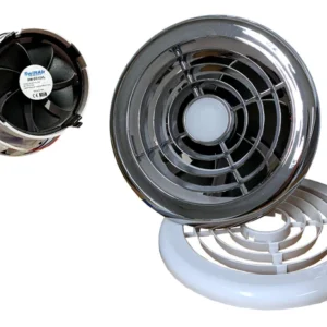 Swift Air 12V Extractor Fan with light for Boats, Campervans and Motorhomes