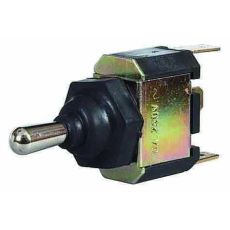 Durite 0-496-40 Splashproof On/Off/Momentary On Toggle Switch with Rubber Gaiter - 10A at 28V