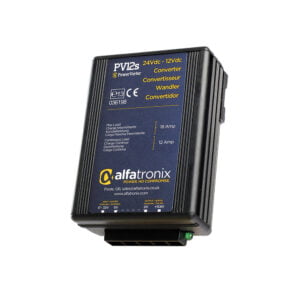 Alfatronix PV12S 24VDC to 12VDC Converter Non-Isolated (Common Earth) - 12A Continuous 18A Intermittent