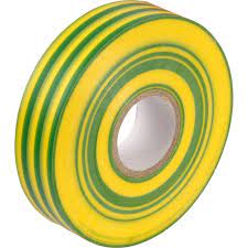 Green and Yellow PVC Insulation Tape