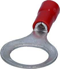 M10 Ring Terminal RF-M10 in Red by Cembre - Pack of 10