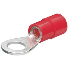 M6 Ring Terminal RF-M6 in Red by Cembre. Pack of 100