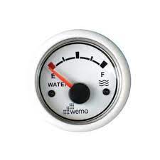 Wema Water Level Gauge White face