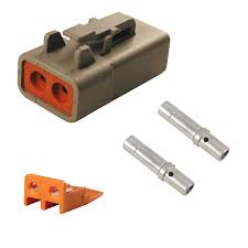 Deutsch DTP Series 2 Way Plug Connector Kit – DTP06-2S