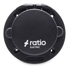 Ratio Shore Power 16a Polyamid Black Inlet MP16-10-KZ for Boat or Campervan Victron compatible