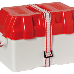 Battery Box - Red and White