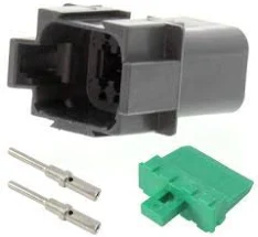 Deutsch DT Series 8 Way Connector Plug & Receptacle Kit - DT06-08SA-CE10 & DT04-08PA-CE02