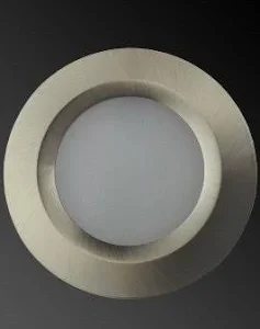Aten Lighting Nickel Touch Dimmable LED Cool White Downlight Recess Fit