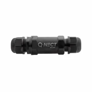 Unicrimp Q-Nect QOE3052BLK 5 Pole 2 Way 24A IP68 Inline Connector