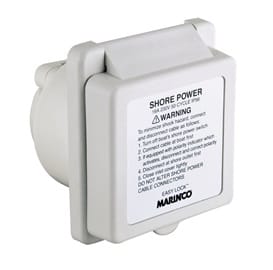 Marinco 301EL-BX 16A Inlet Plastic Square 230V