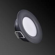 Aten Lighting 12V LED Black 86mm Downlight Recess Mounted Cool White